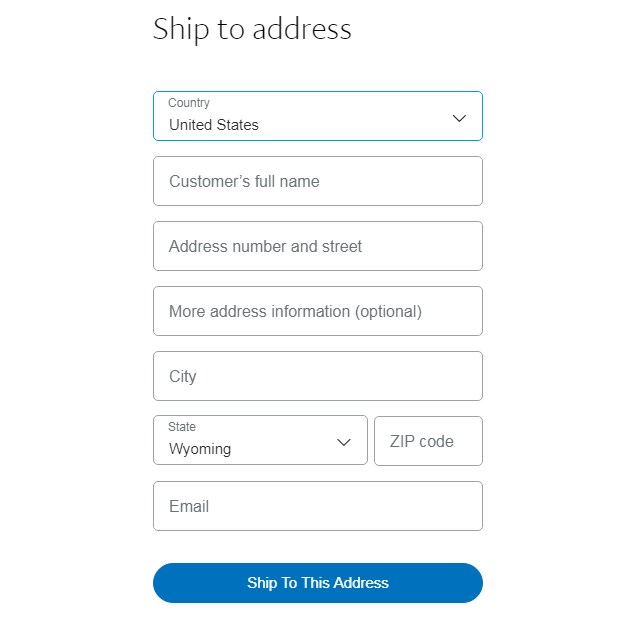 Step 3 -Create a Shipping Label with PayPal without a Purchase