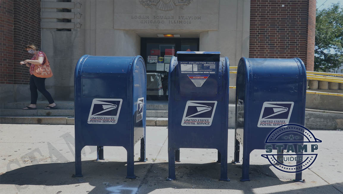 usps blue box