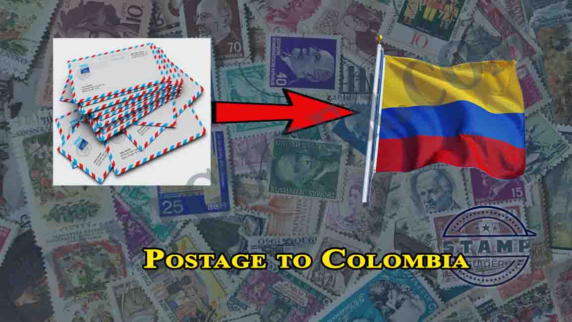 Postage to Colombia