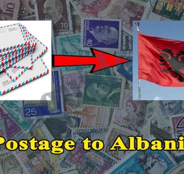 Postage to Albania
